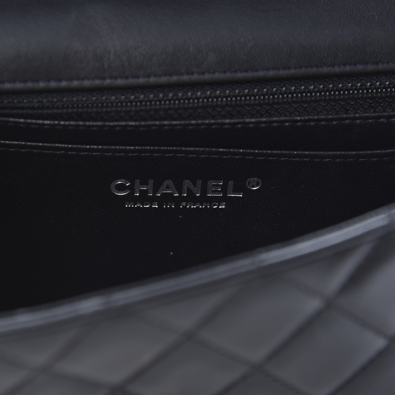 Chanel Lambskin Quilted Mini Rectangular Flap Black 6 of 12
