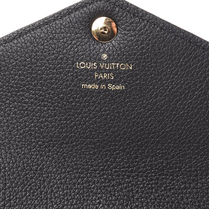 Louis Vuitton Calfskin Double V Wallet Black 7 of 8