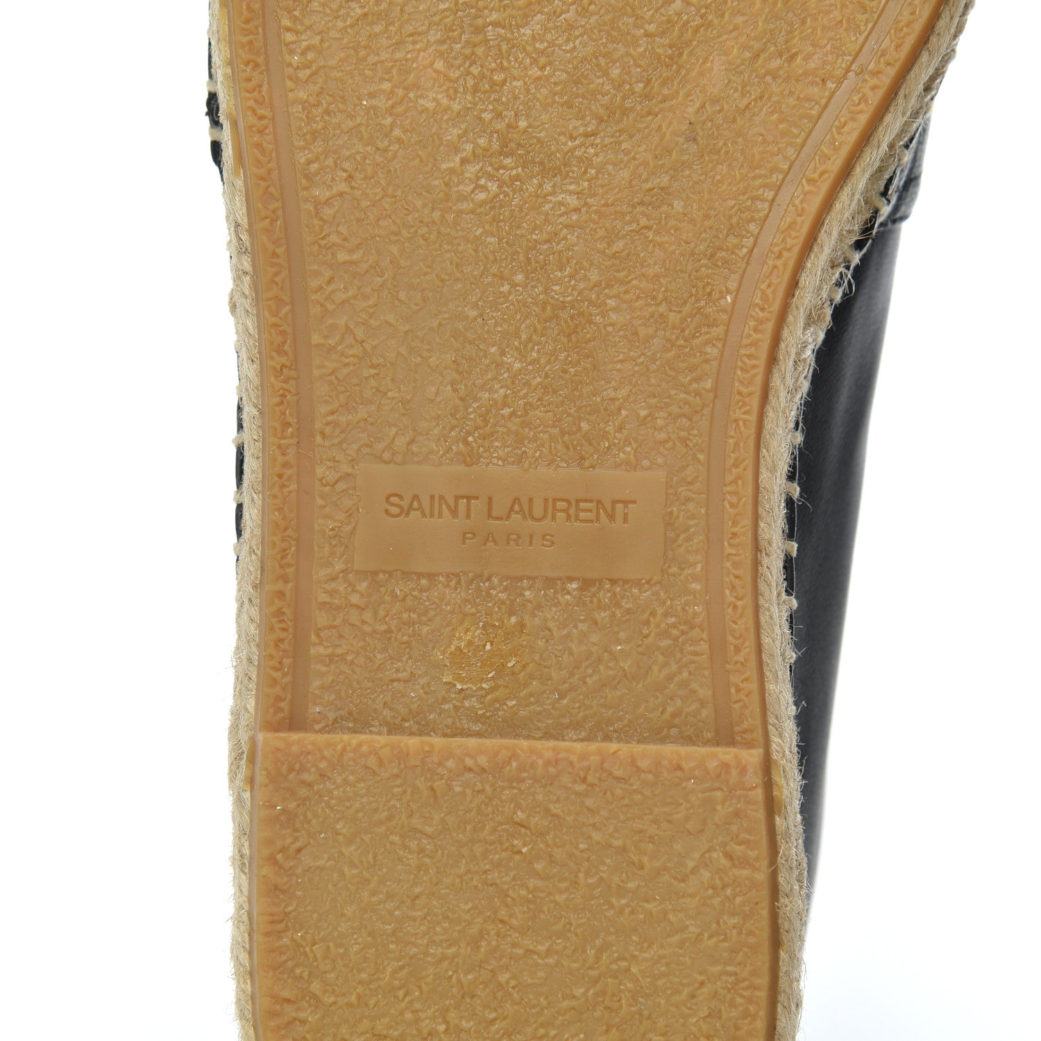 Saint Laurent Lambskin Mens Espadrilles 40.5 Black 7 of 16