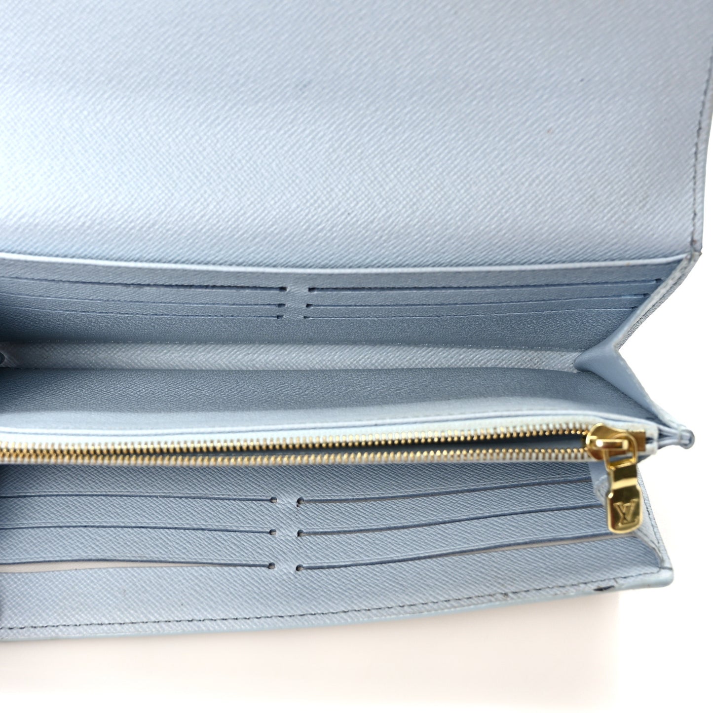 Damier Azur Sarah Wallet NM Bleu Olympe