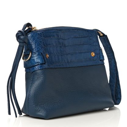 Nancy Gonzalez Crocodile Small Christie Satchel Blue 13 of 21