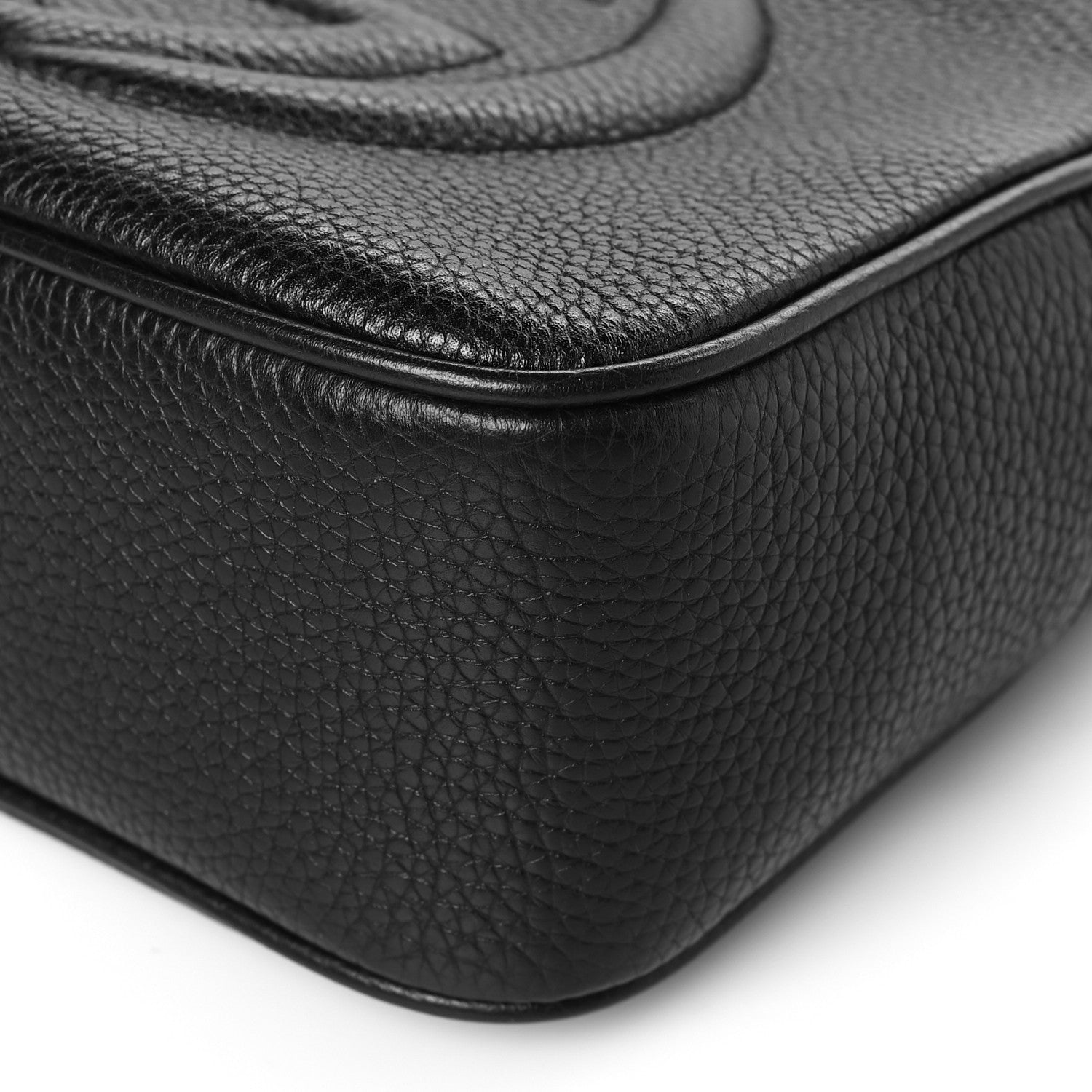 Gucci Pebbled Calfskin Small Soho Disco Bag Black 9 of 10