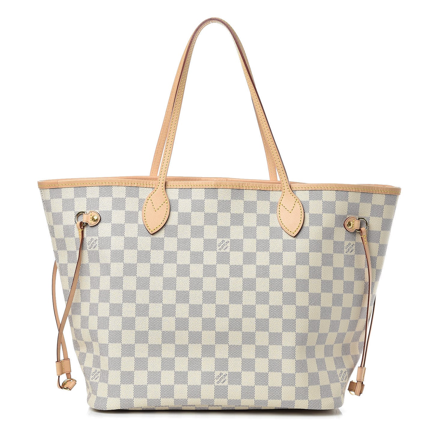 Damier Azur Neo Neverfull MM Rose Ballerine