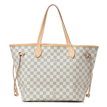 Louis Vuitton Damier Azur Neo Neverfull MM Rose Ballerine 1 of 12