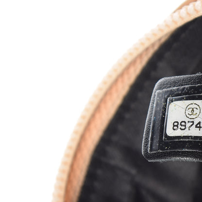 Chanel Calfskin Quilted Small Cambon Messenger Beige Black 7 of 10