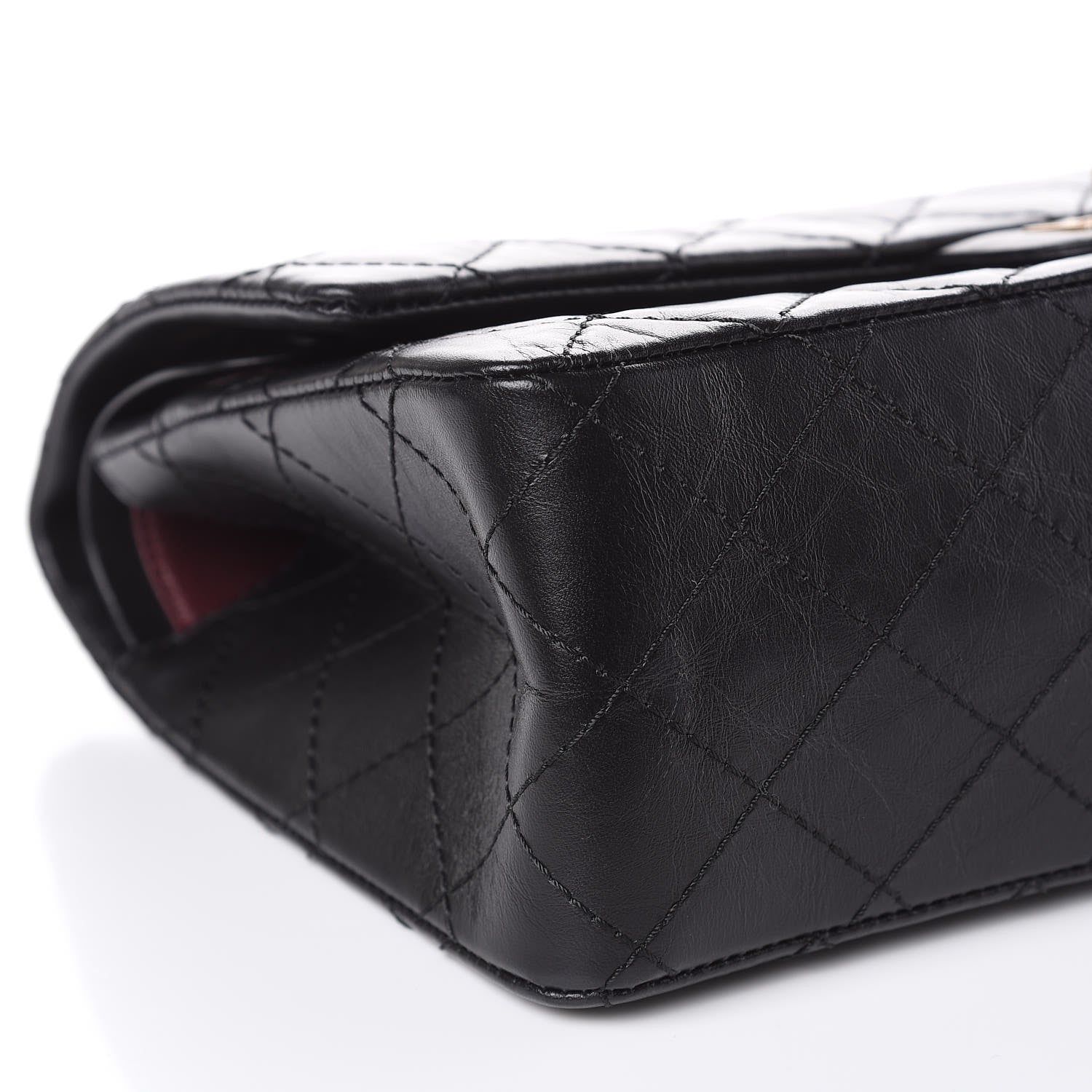 Chanel Aged Calfskin Quilted 2.55 Reissue 226 Flap Black 5 of 10