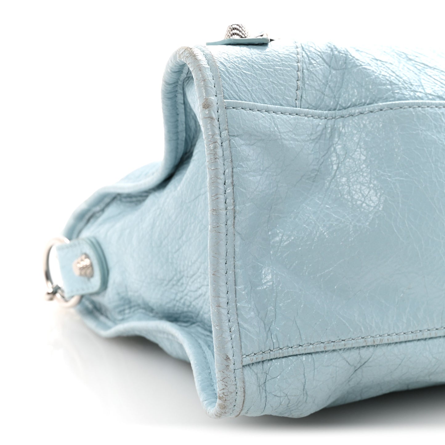 Agneau Giant 12 Silver Hardware City Bleu Dragee