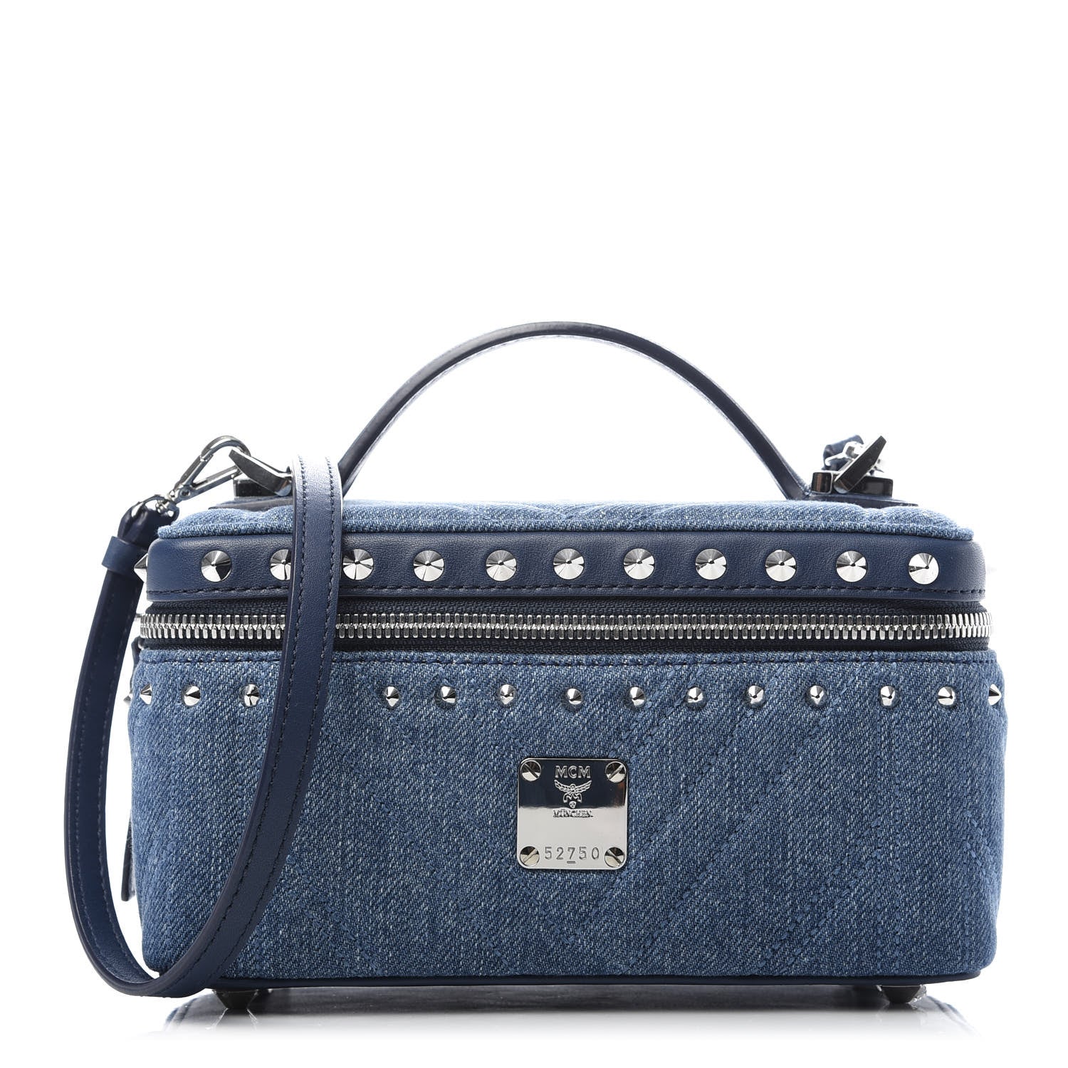 MCM Denim Rockstar Vanity Case Blue 1 of 9