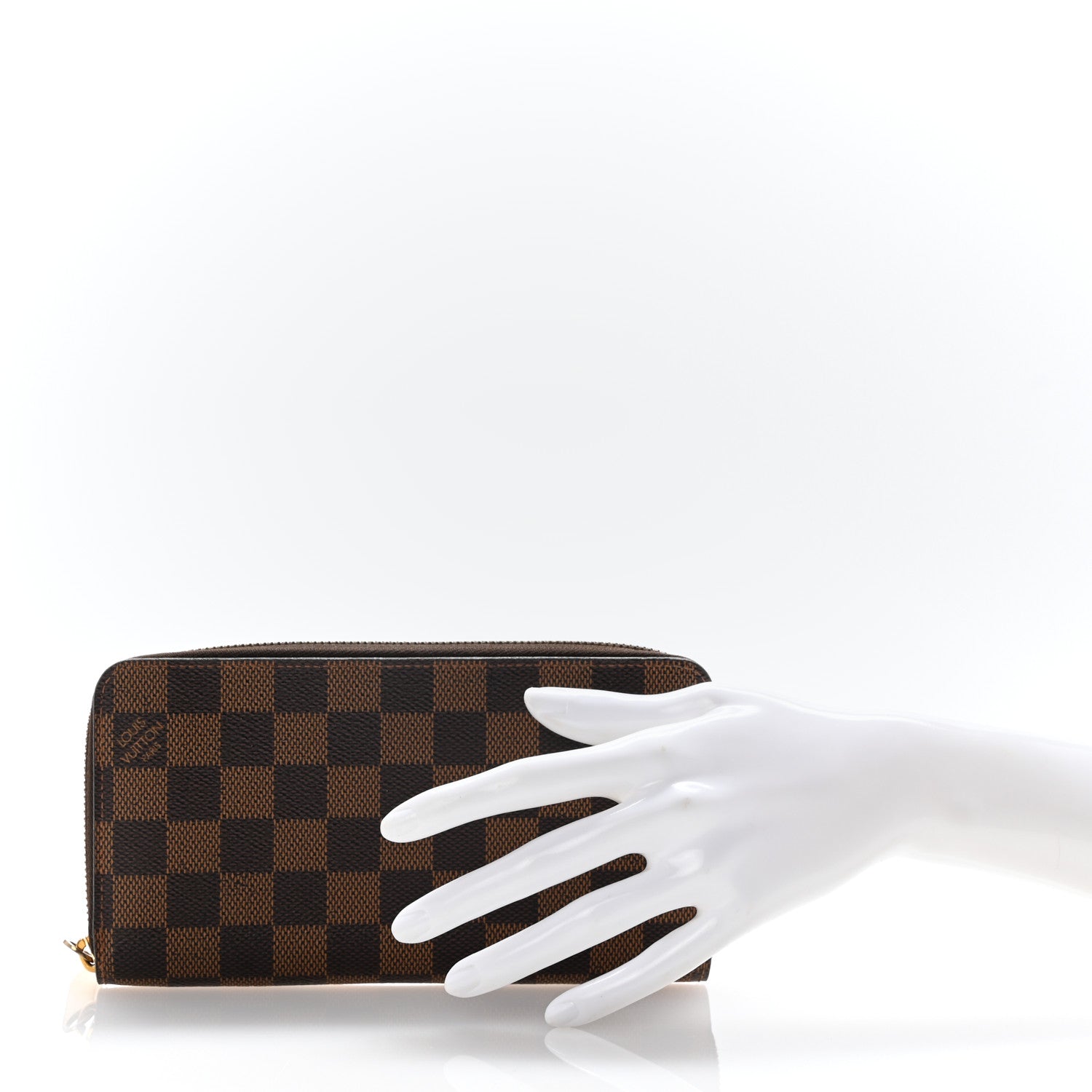 Louis Vuitton Damier Ebene Zippy Wallet 2 of 6