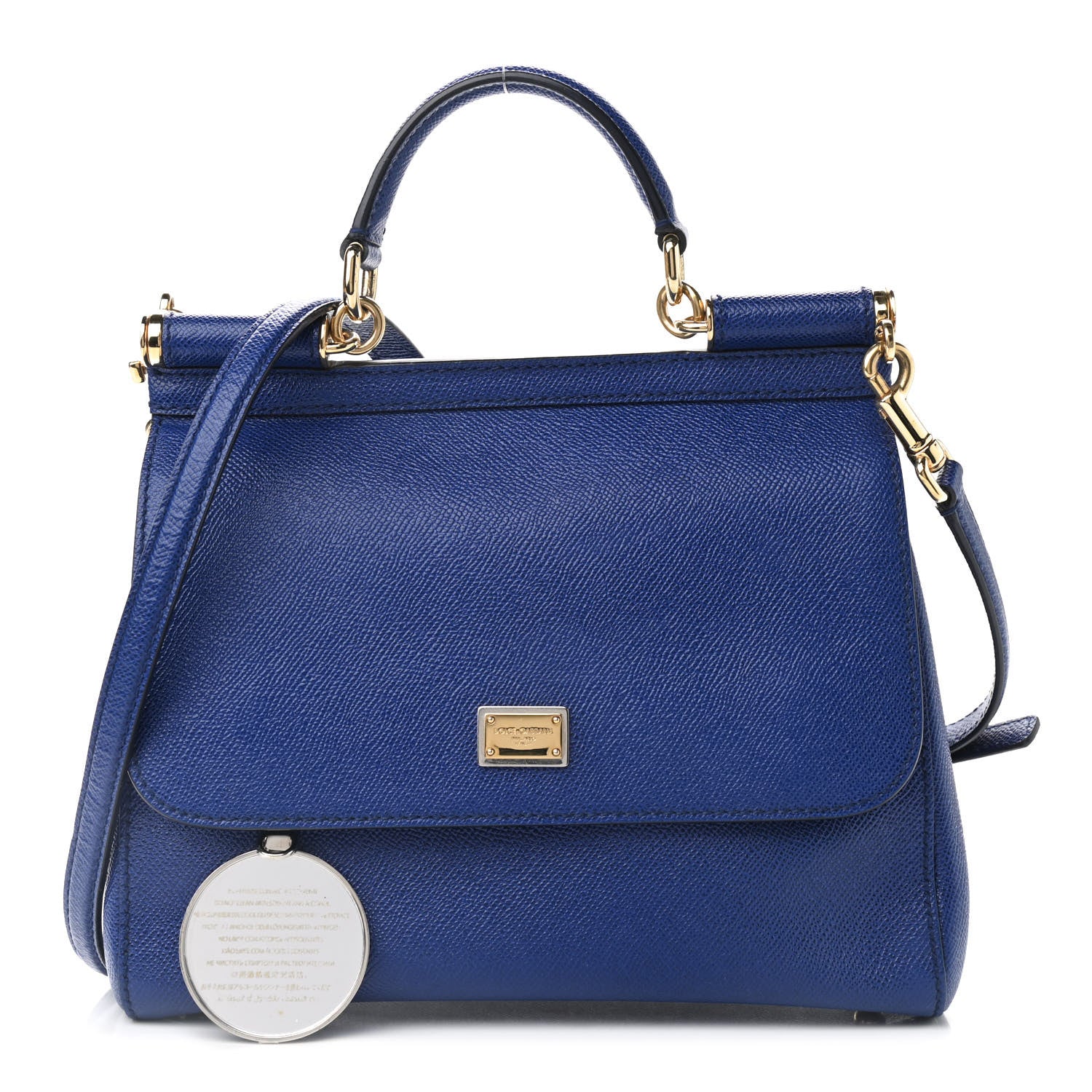Dolce & Gabbana Dauphine Medium Miss Sicily Satchel Blue 1 of 9