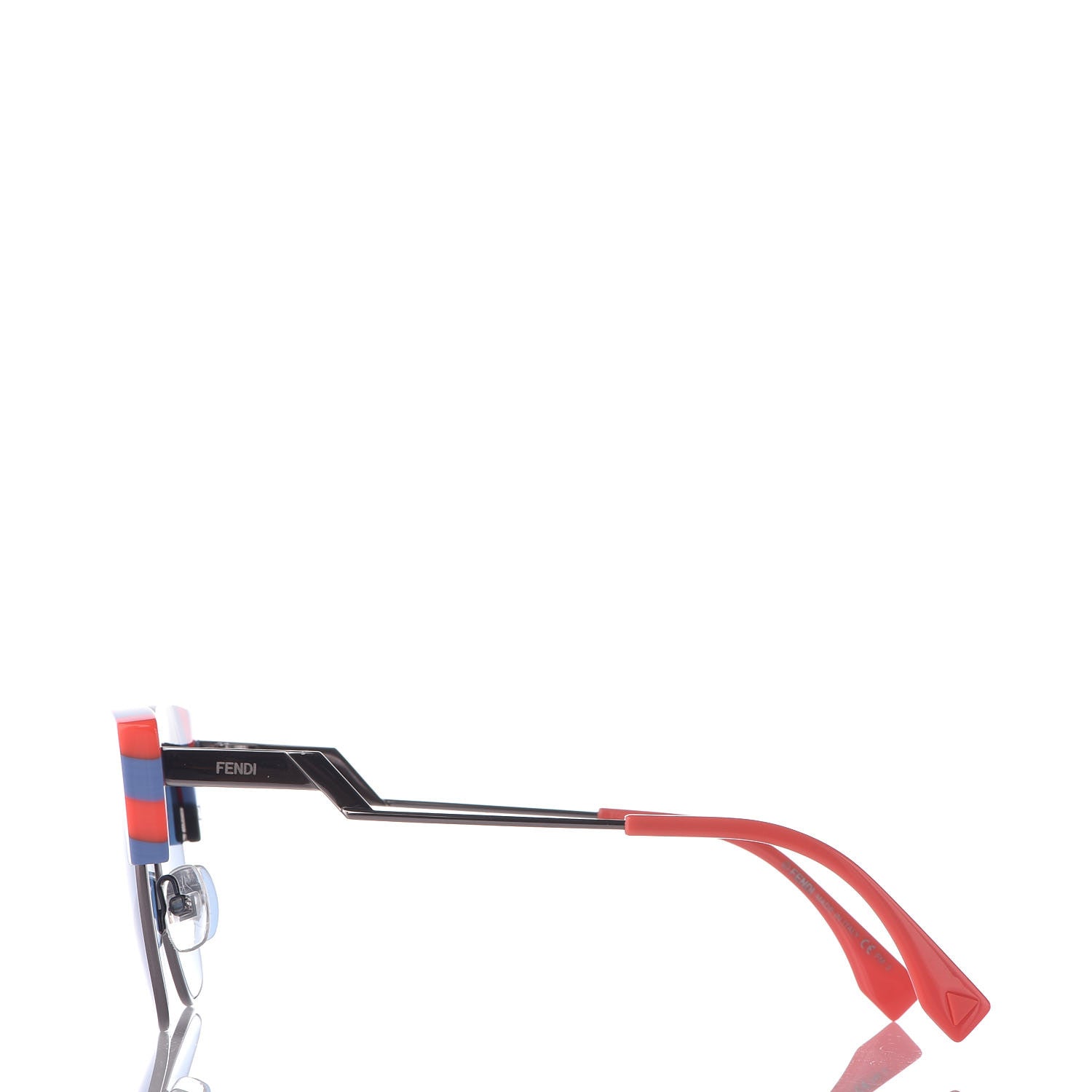 Fendi Cat Eye Sunglasses FF 0241/S Black Multicolor 3 of 6