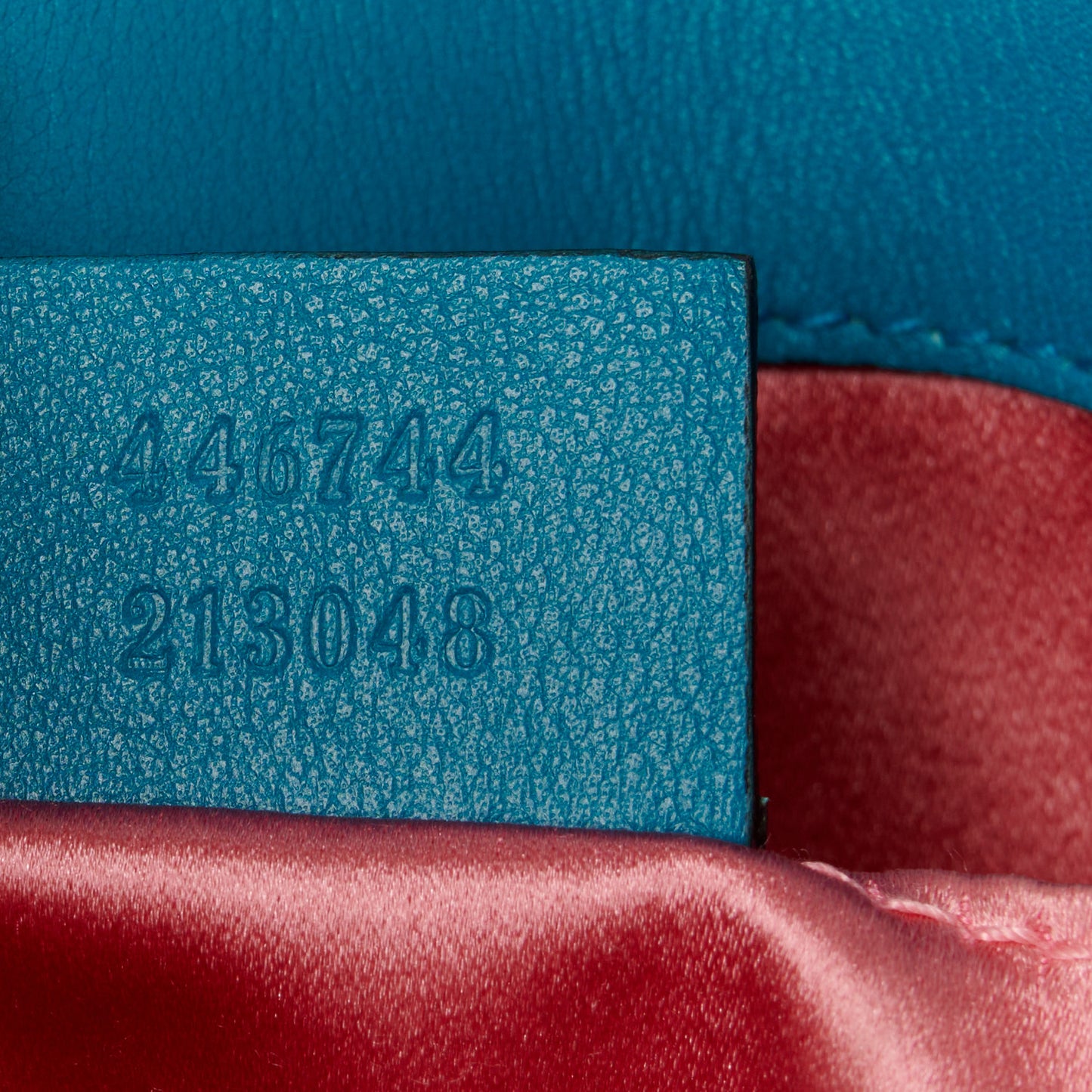 Velvet Matelasse Mini GG Marmont Shoulder Bag Pavone Cyan