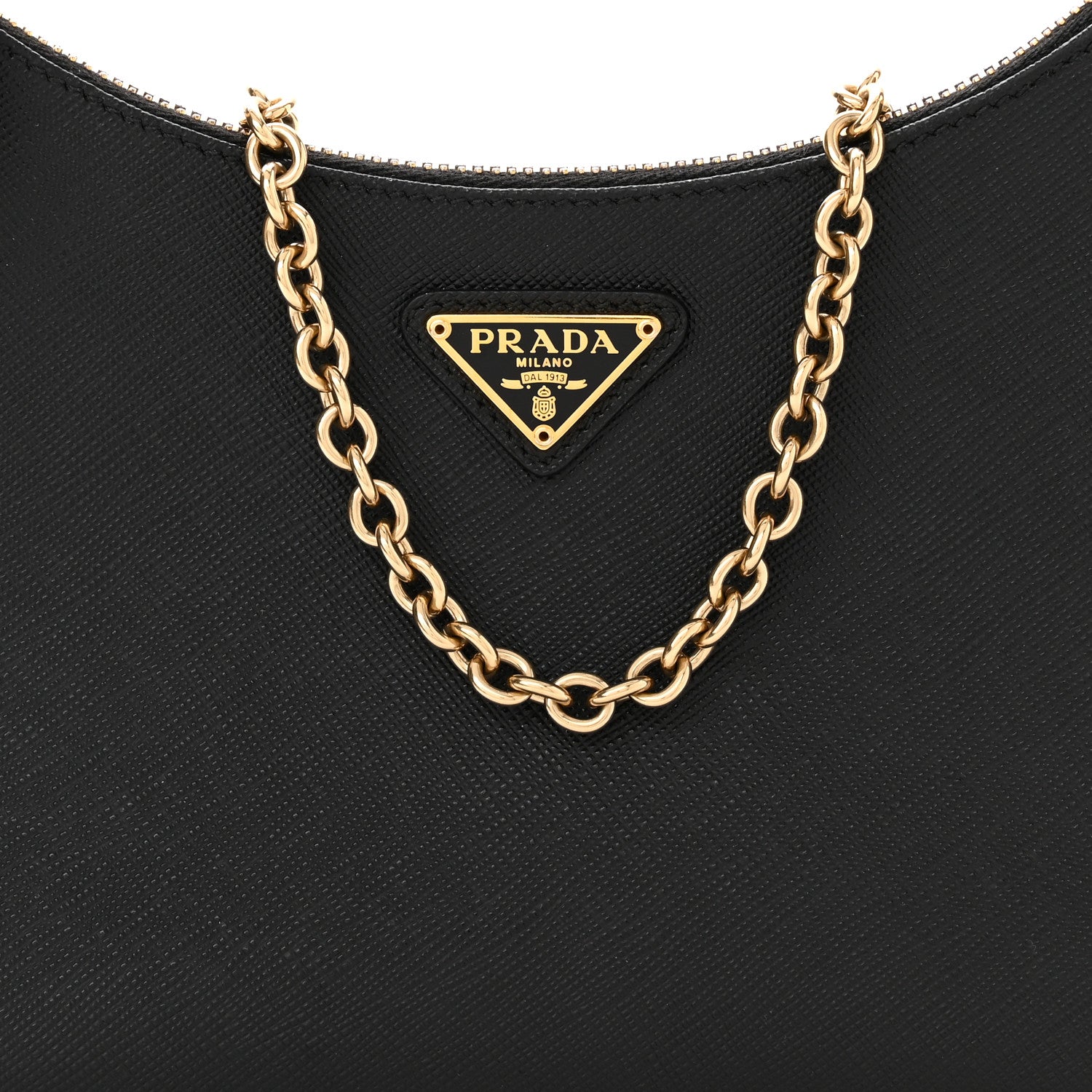 Prada Saffiano Lux Re-Edition 2005 Shoulder Bag Black 8 of 11