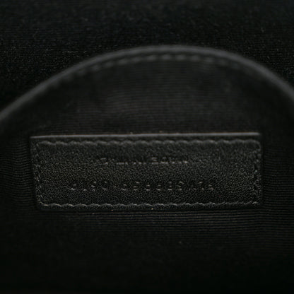 Saint Laurent Grain De Poudre Monogram Belt Bag Rouge Eros 7 of 11