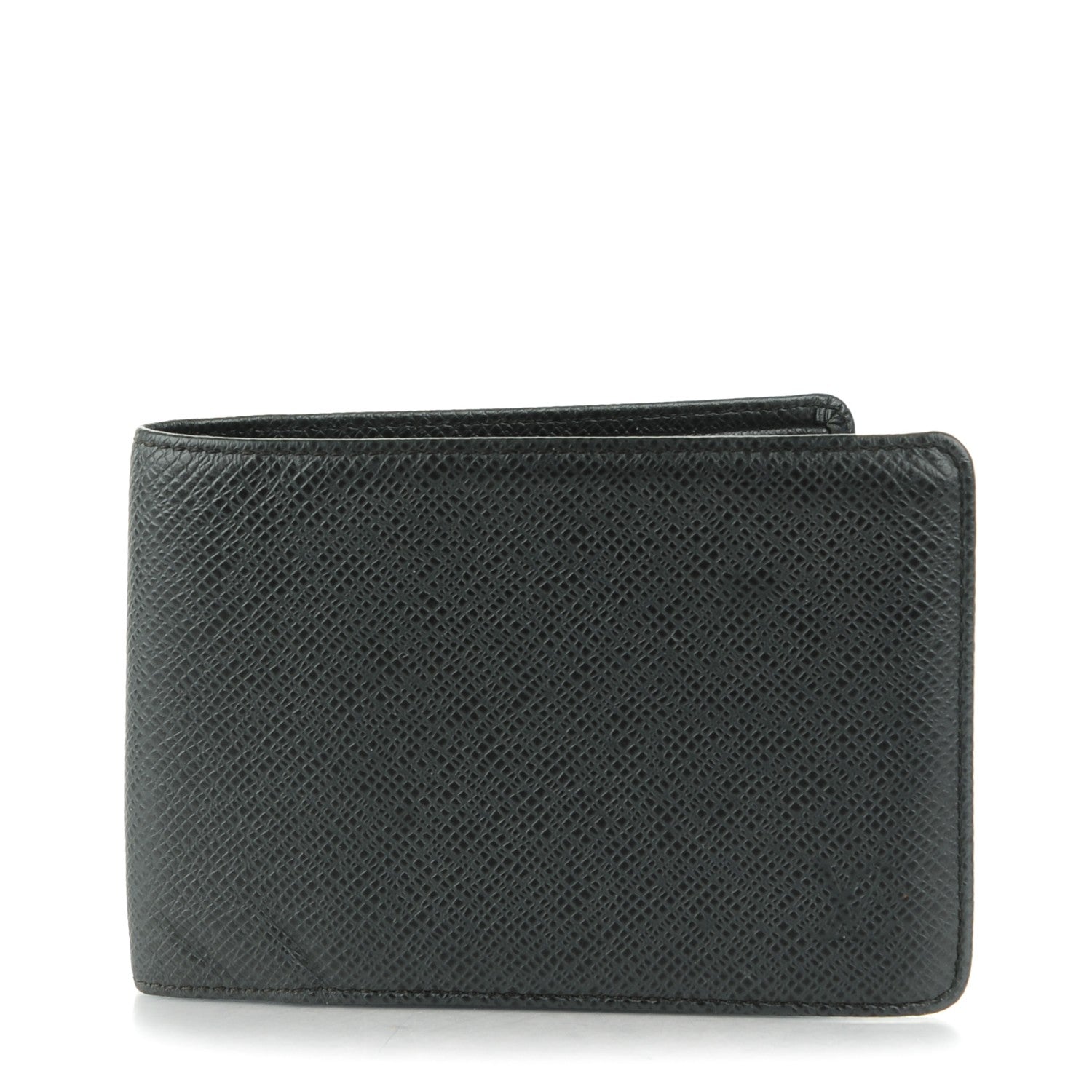 Louis Vuitton Taiga Mens Billfold Wallet 3 Flaps Ardoise 1 of 7