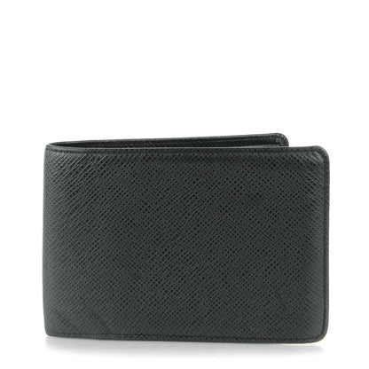 Louis Vuitton Taiga Mens Billfold Wallet 3 Flaps Ardoise 1 of 7