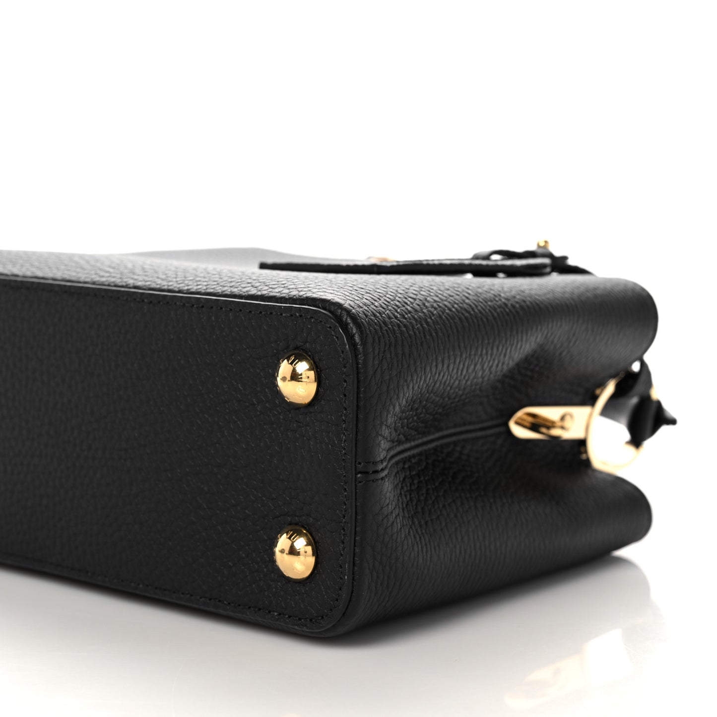 Taurillon Capucines Leopard BB Black