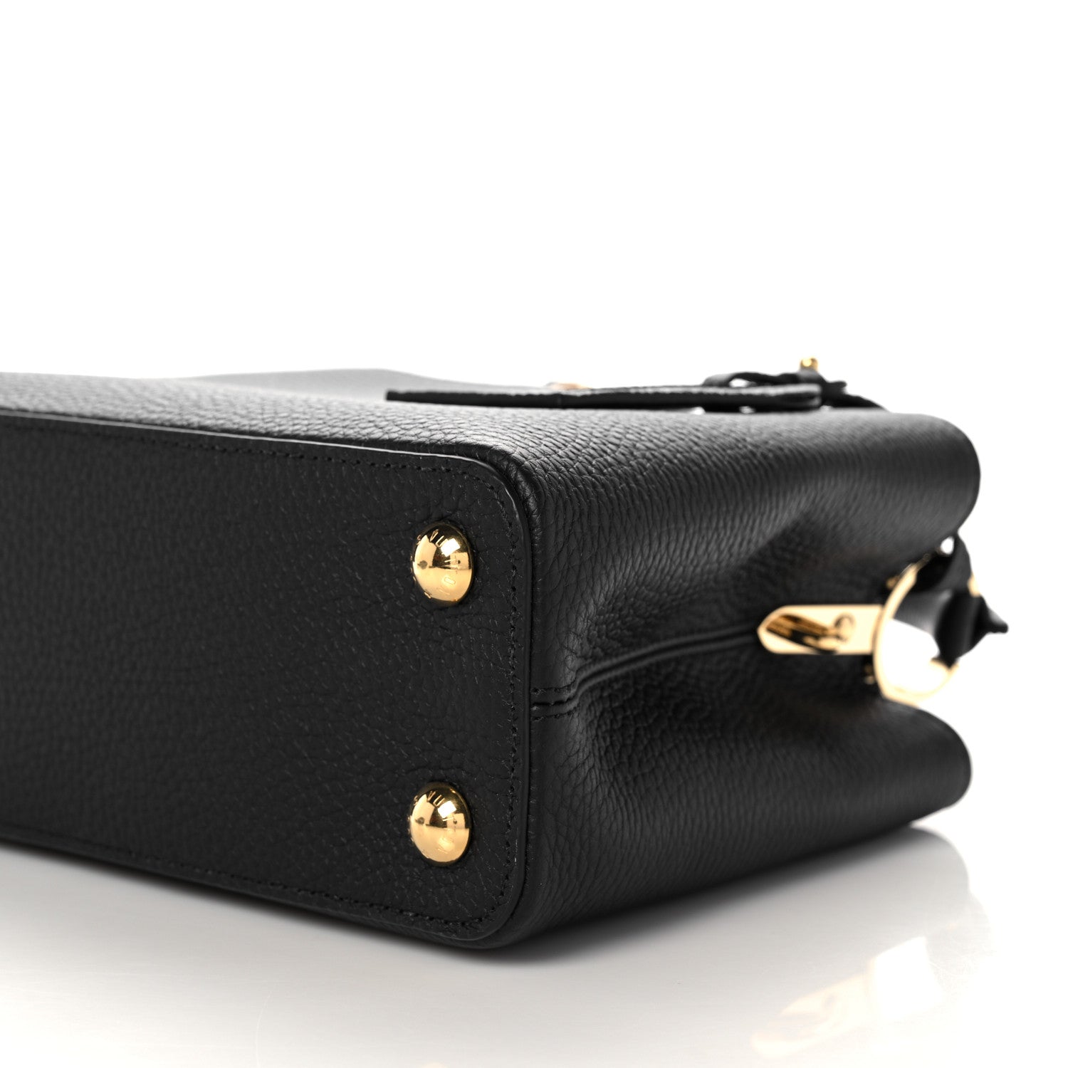 Louis Vuitton Taurillon Capucines Leopard BB Black 7 of 7