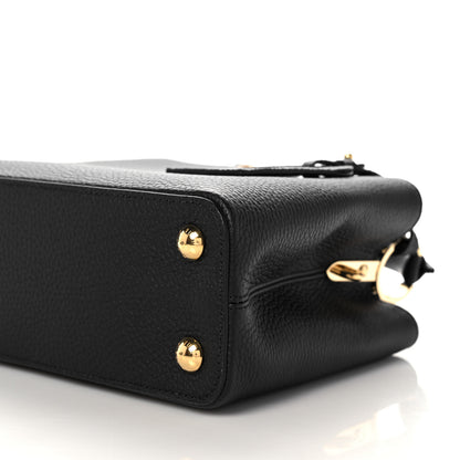 Louis Vuitton Taurillon Capucines Leopard BB Black 7 of 7