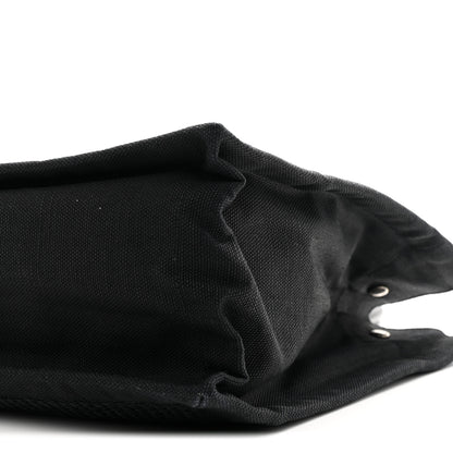 Saint Laurent Raffia Linen Calfskin Rive Gauche Tote Black 10 of 10