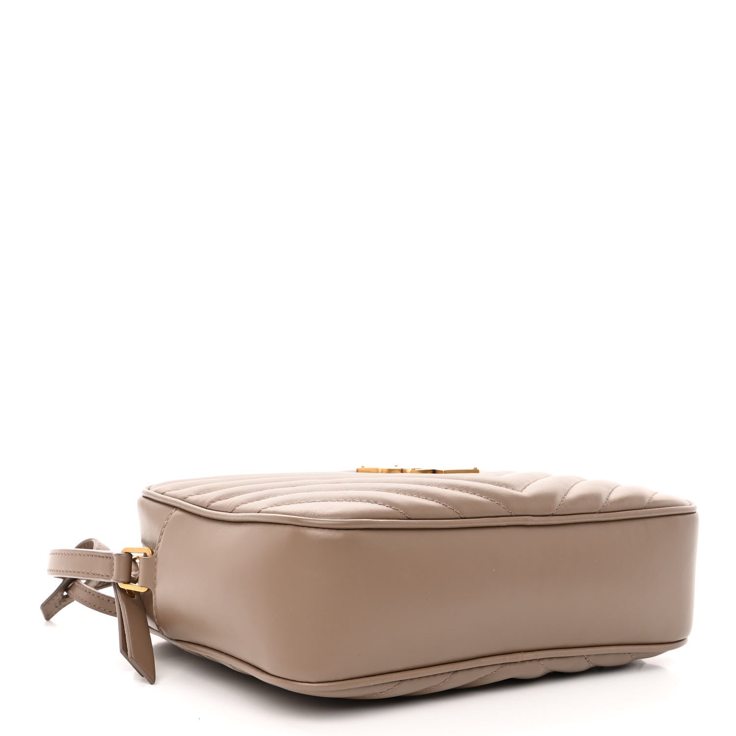 Saint Laurent Calfskin Matelasse Monogram Lou Camera Bag Greyish Brown 4 of 10