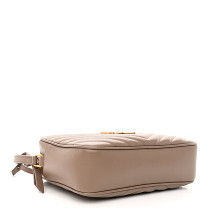 Saint Laurent Calfskin Matelasse Monogram Lou Camera Bag Greyish Brown 4 of 10