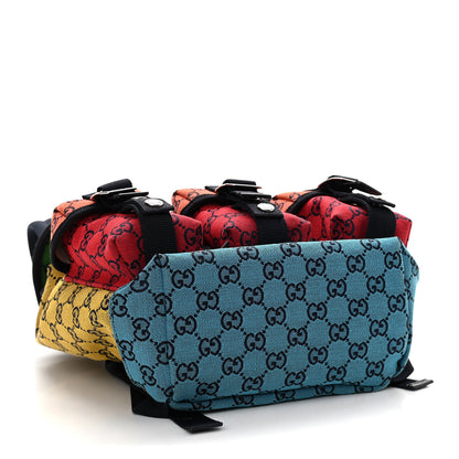 Gucci Monogram Multicolor Retro Interlocking G Utility Pocket Backpack Multicolor 4 of 10