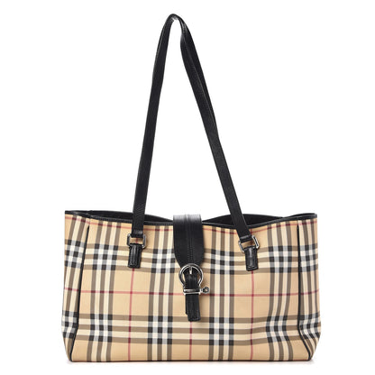 Burberry House Check Buckle Tote Black 1 of 12
