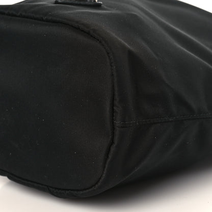 Prada Saffiano Tessuto Nylon Vela Bucket Wristlet Black 9 of 9