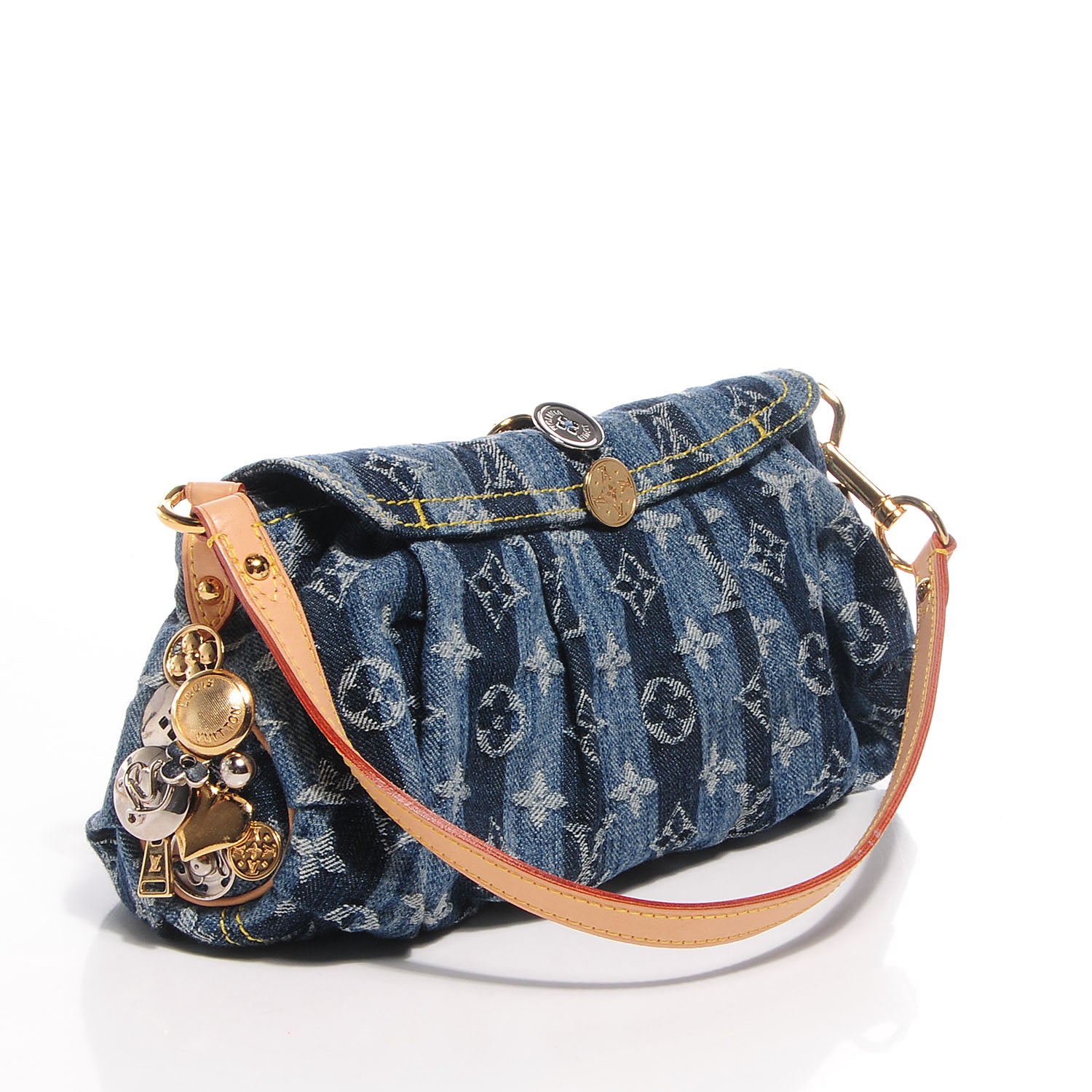 Louis Vuitton Denim Raye Judy Blame Mini Pleaty 3 of 8