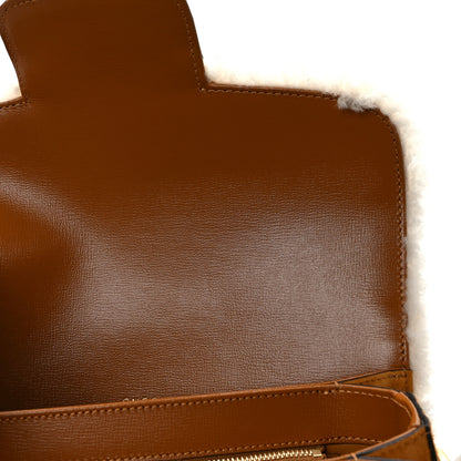 Gucci Suede Shearling Horsebit 1955 Shoulder Bag Brown 11 of 11