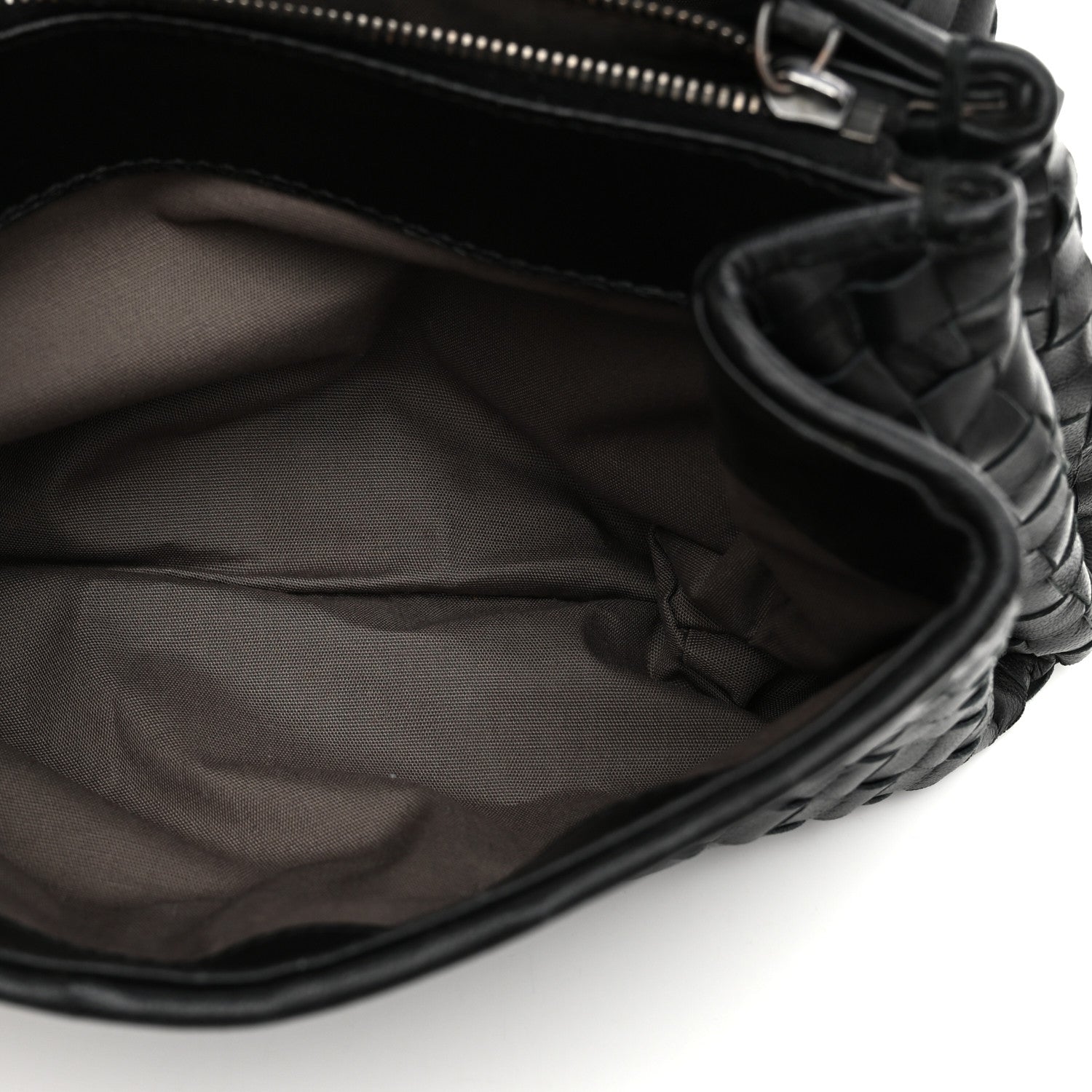 Bottega Veneta Nappa Intrecciato Flap Clutch Black 7 of 9