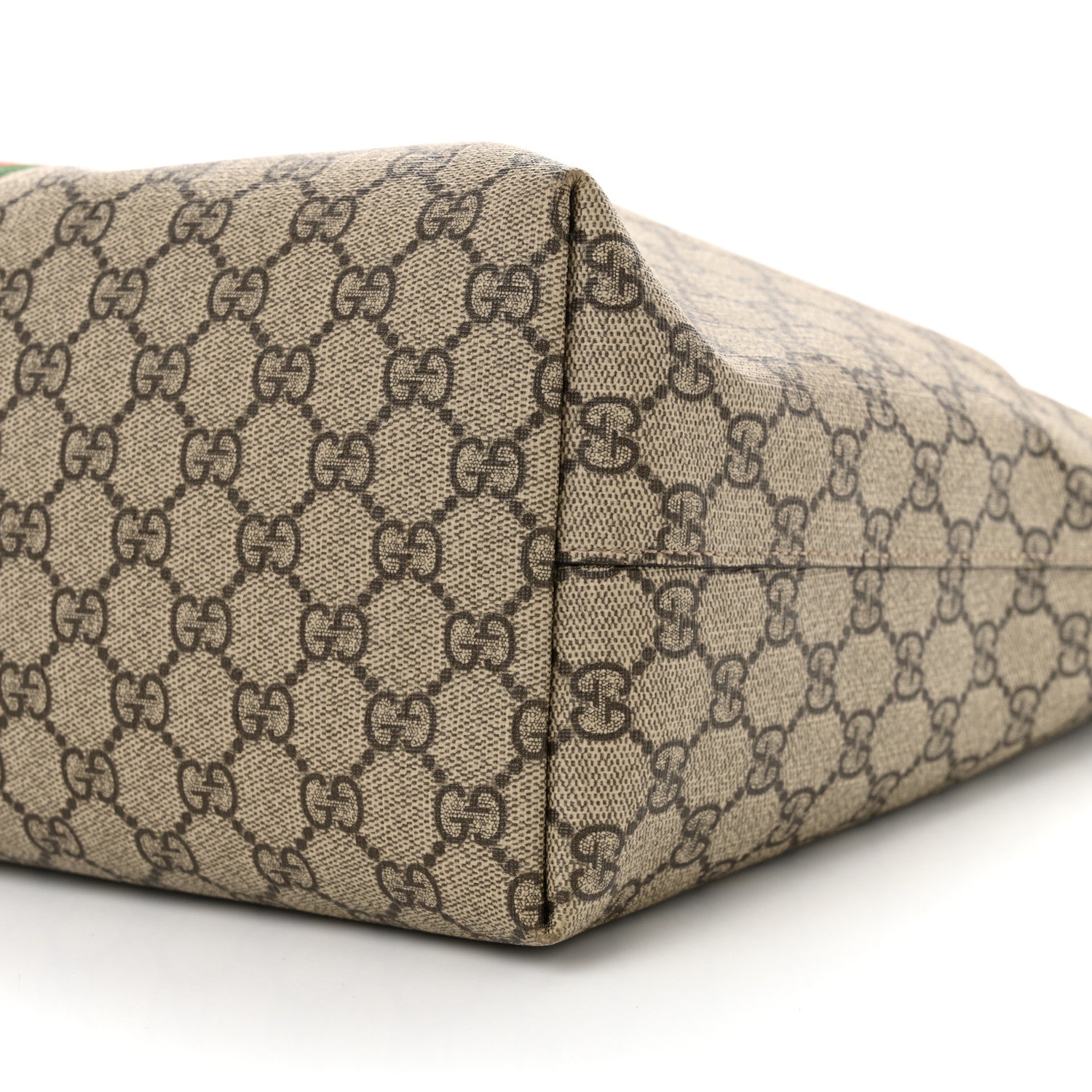 Gucci GG Supreme Monogram Medium Ophidia Shopping Tote Brown 10 of 12