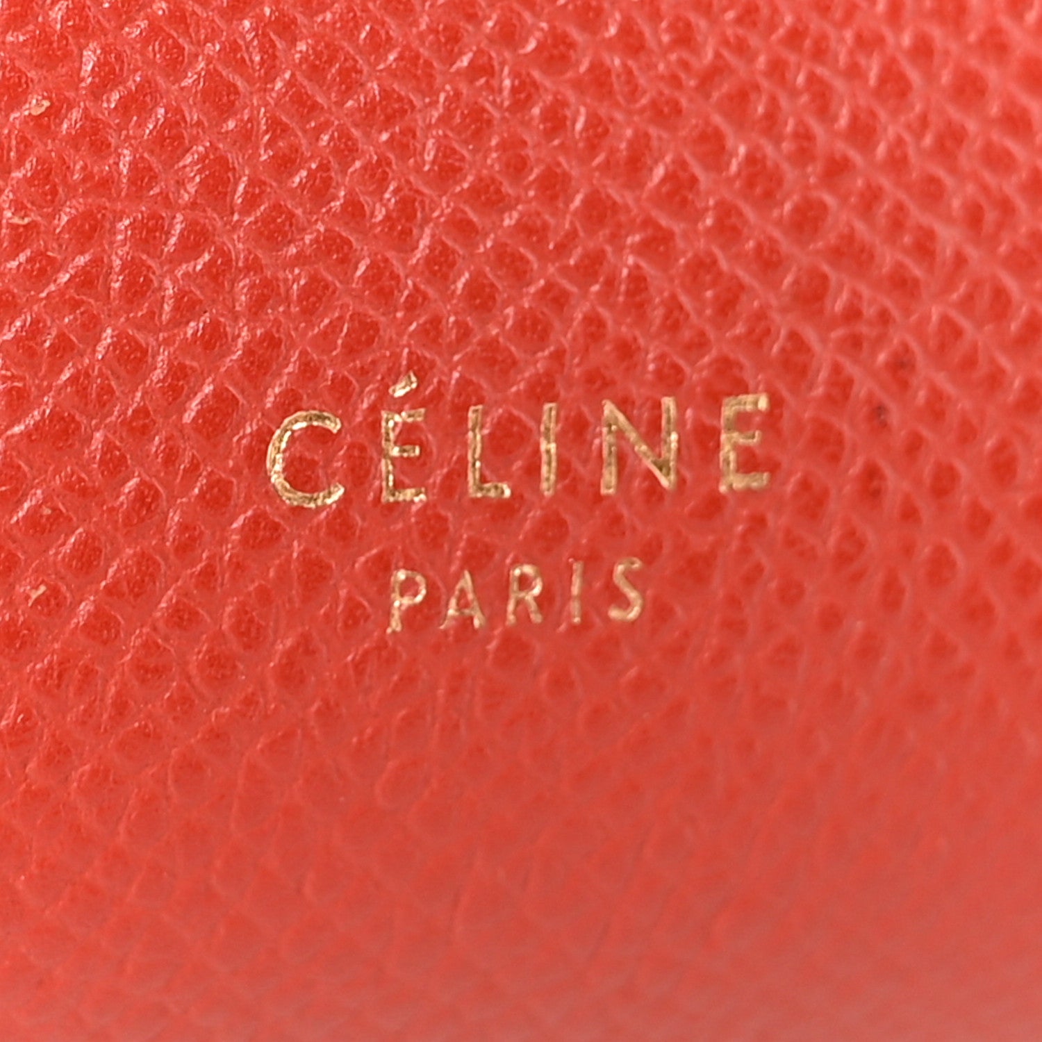 Celine Grained Calfskin Nano Belt Bag Coral 6 of 10