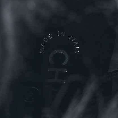 Chanel Fur Ankle Boots 37 Black 9 of 11