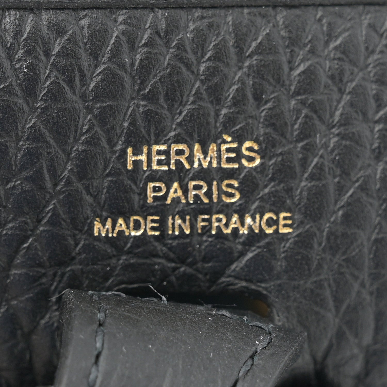 Hermes Taurillon Clemence Evelyne TPM Black Gris Meyer 6 of 11