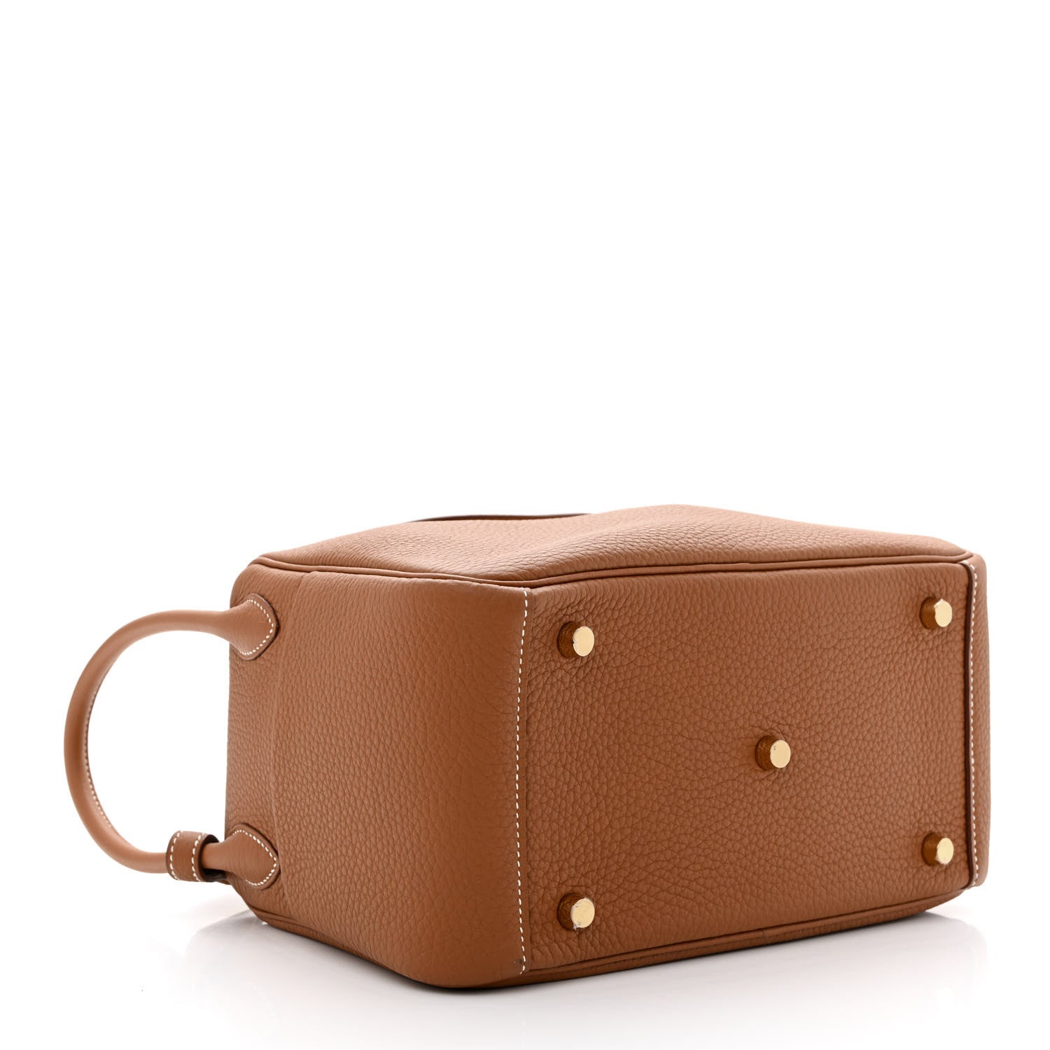 Hermes Taurillon Clemence Lindy 26 Gold 4 of 11