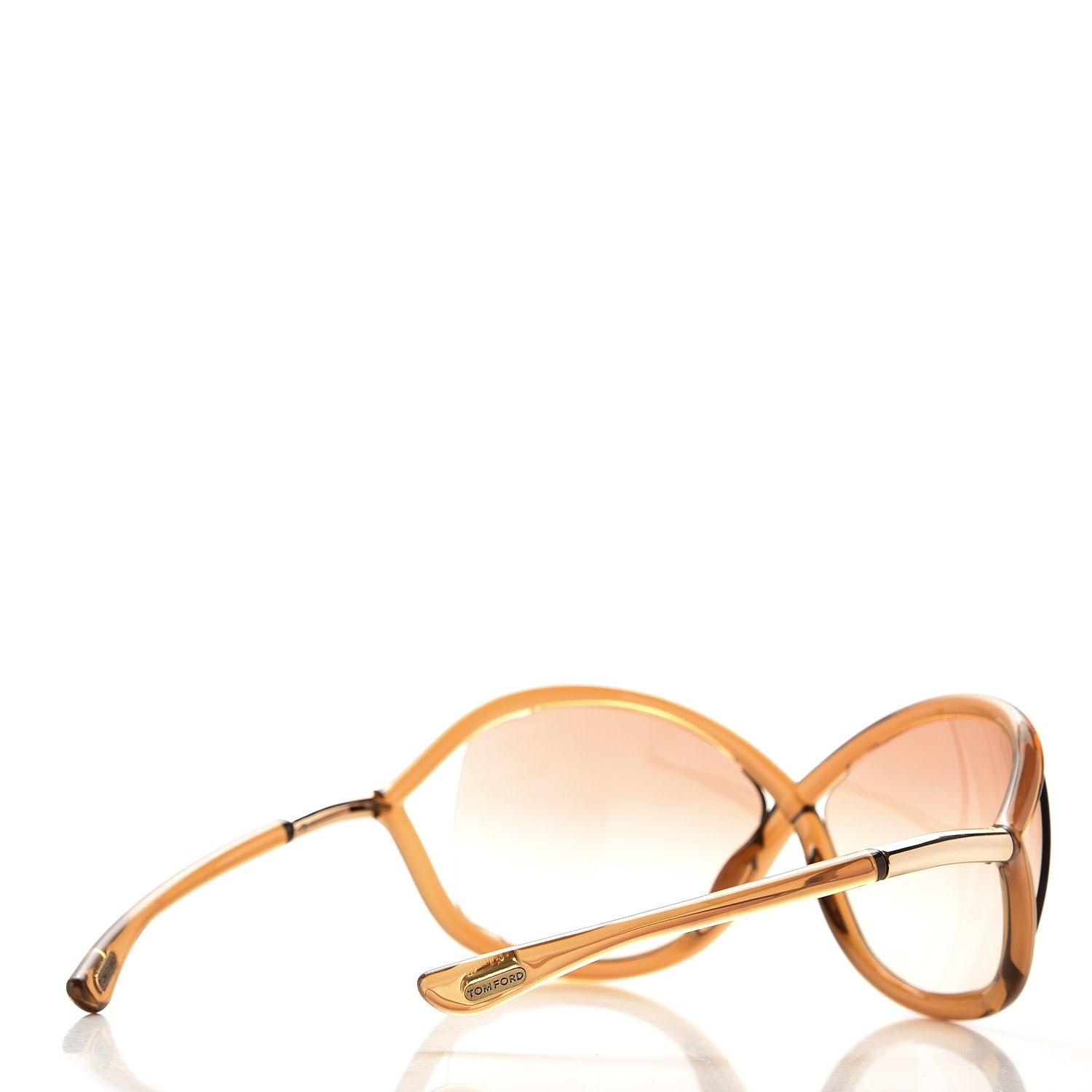 Tom Ford Acetate Whitney Crossover Sunglasses TF9 Brown 4 of 8