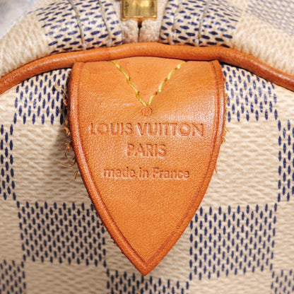 Louis Vuitton Damier Azur Speedy 30 7 of 7