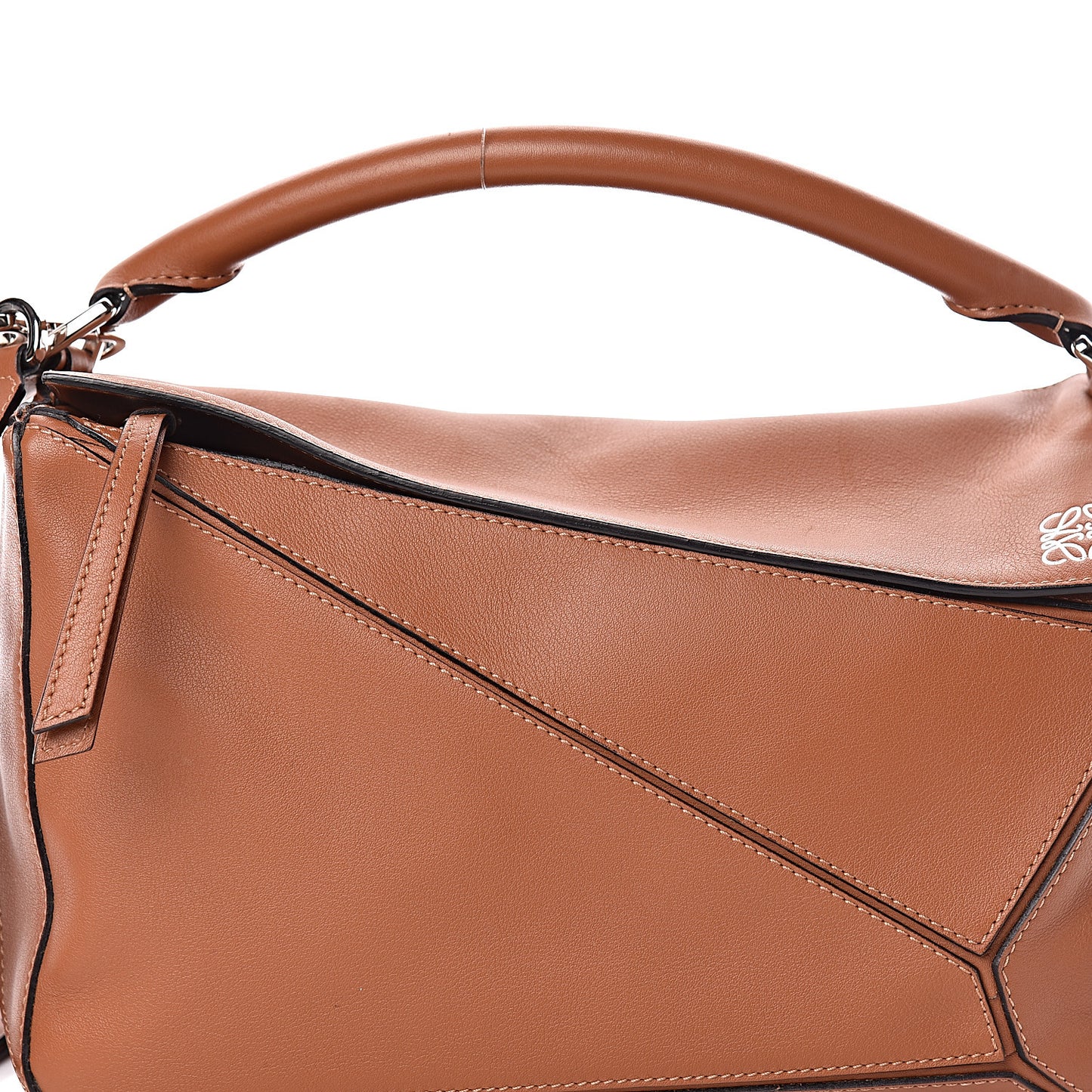 Calfskin Medium Puzzle Bag Tan
