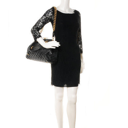 Marc Jacobs Quilted Leather Stam Black 2 of 8