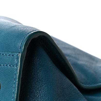Saint Laurent Sheepskin Large Cabas ChYc Blue 7 of 7