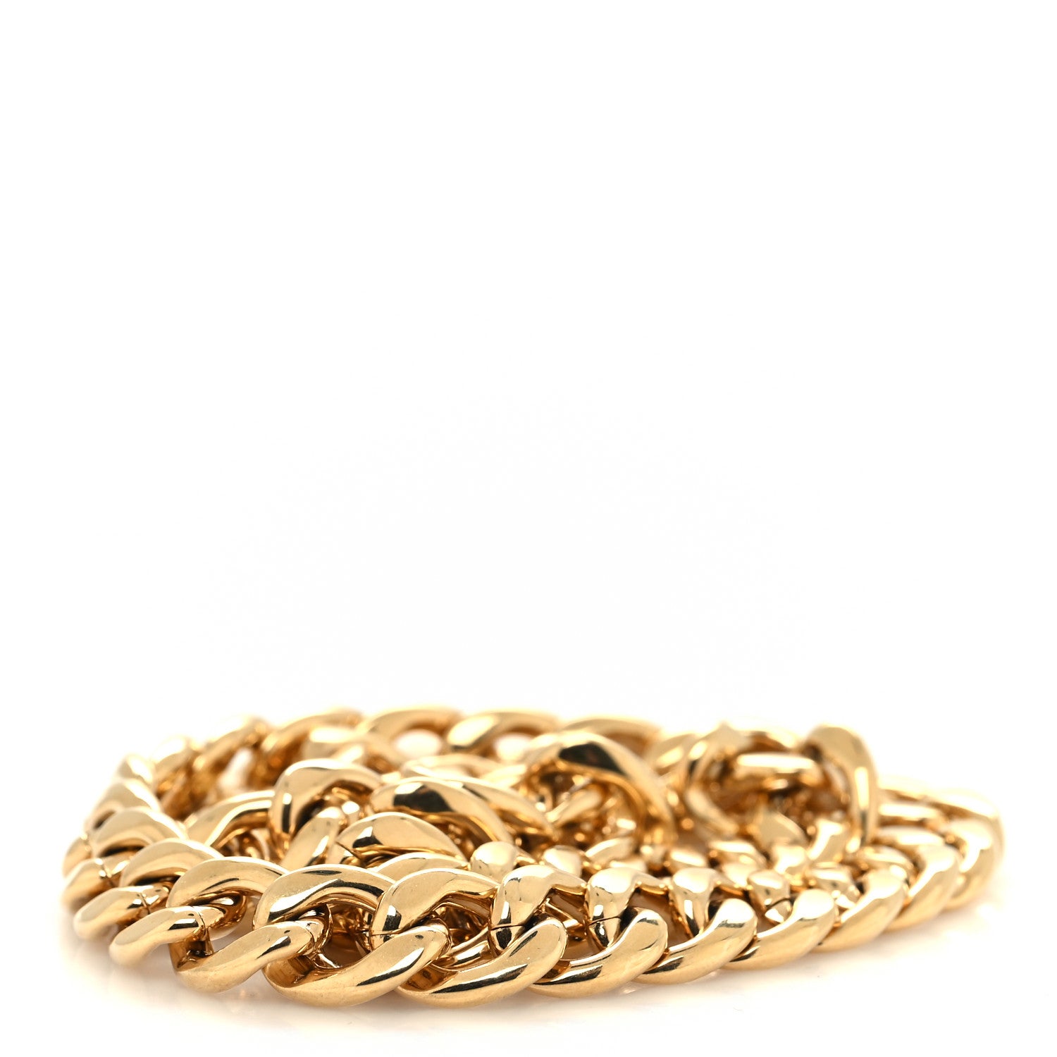 Louis Vuitton LOUIS VUITTON Short Chain Strap Gold 2 of 3