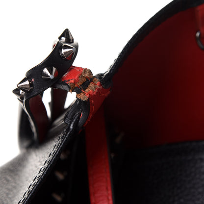 Christian Louboutin Calfskin Spikes East West Cabata Tote Black 11 of 13