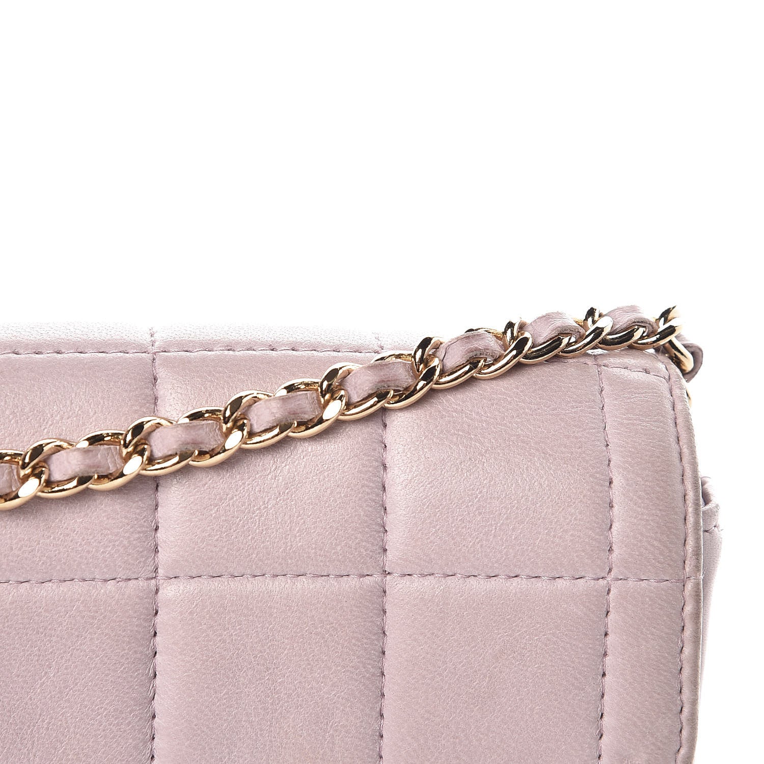 Chanel Lambskin East West Chocolate Bar Flap Pink 11 of 16