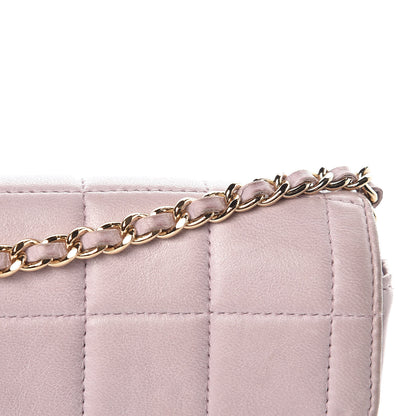Chanel Lambskin East West Chocolate Bar Flap Pink 11 of 16