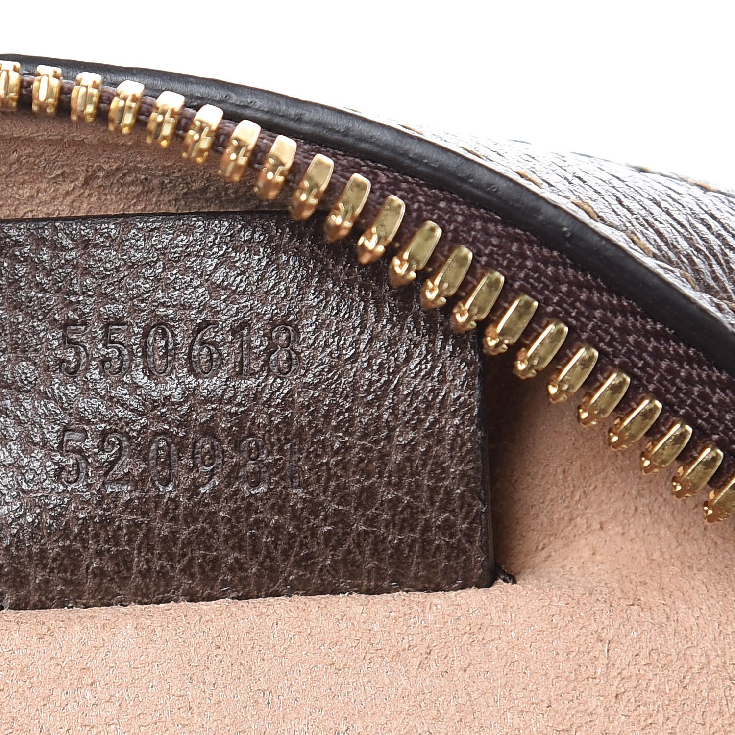Gucci GG Supreme Monogram Web Mini Ophidia Round Shoulder Bag Brown 7 of 9