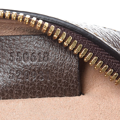 Gucci GG Supreme Monogram Web Mini Ophidia Round Shoulder Bag Brown 7 of 9