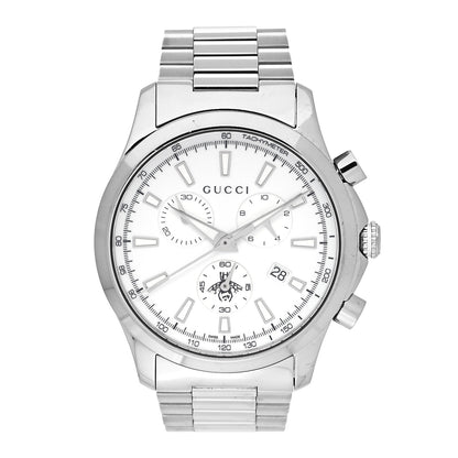 Gucci Stainless Steel 38mm G-Timeless Bee Chronograph Quartz Watch 1 of 5