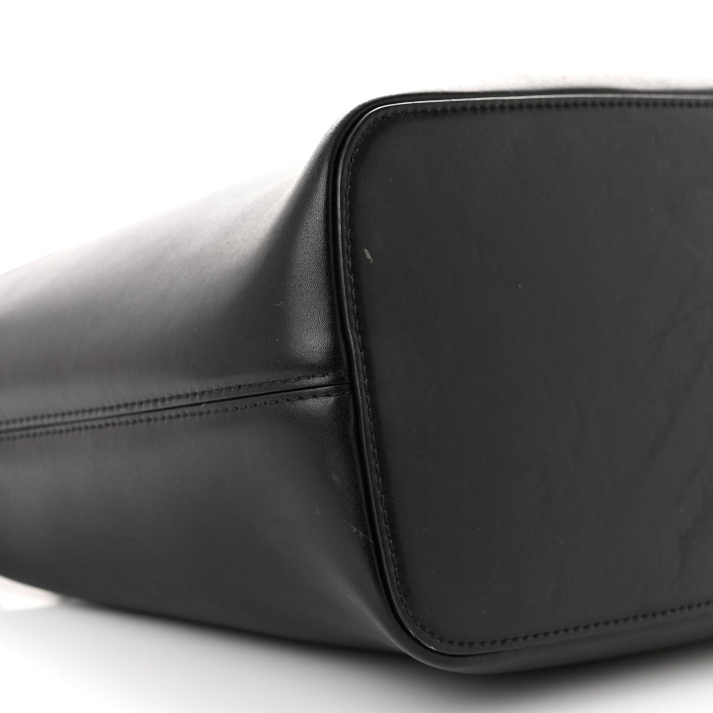 Calfskin Medium Antigona Whipstitch Handle Tote Black